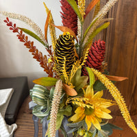 Autumn Pinecone Floral Arrangement
