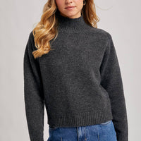 Moonlit Charcoal Sweater