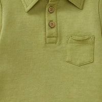 Polo Romper: Iguana