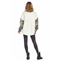 Rhodes Shacket - Cream