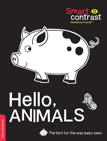 Smartcontrast Montessori Cards(R) Hello, Animals
