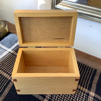 Wooden Recipe Box - Natural