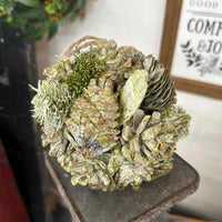 Hanging Pinecone Ball
