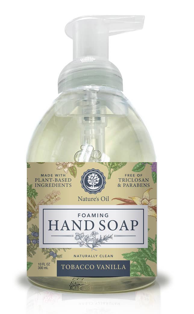 Tobacco Vanilla 10 oz Foaming Hand Soap: Tobacco Vanilla