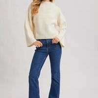 The Elevated Ease Sweater - Cream