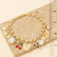 Charms Intricate Chain Bracelet