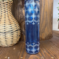 Bohemian Henna Style Vase (multiple color options)