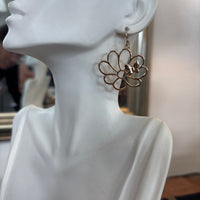 Flower + Butterfly Necklace & Earring Set