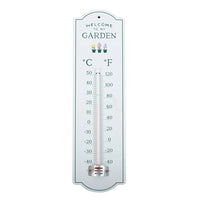 Welcome To My Garden Wall Thermometer
