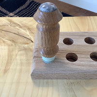 Wooden Bottle Stopper - Inlaid
