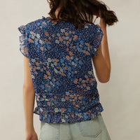 Bohera Dina Coco Floral Pleated Top