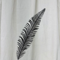 Black Glitter Feather Pick