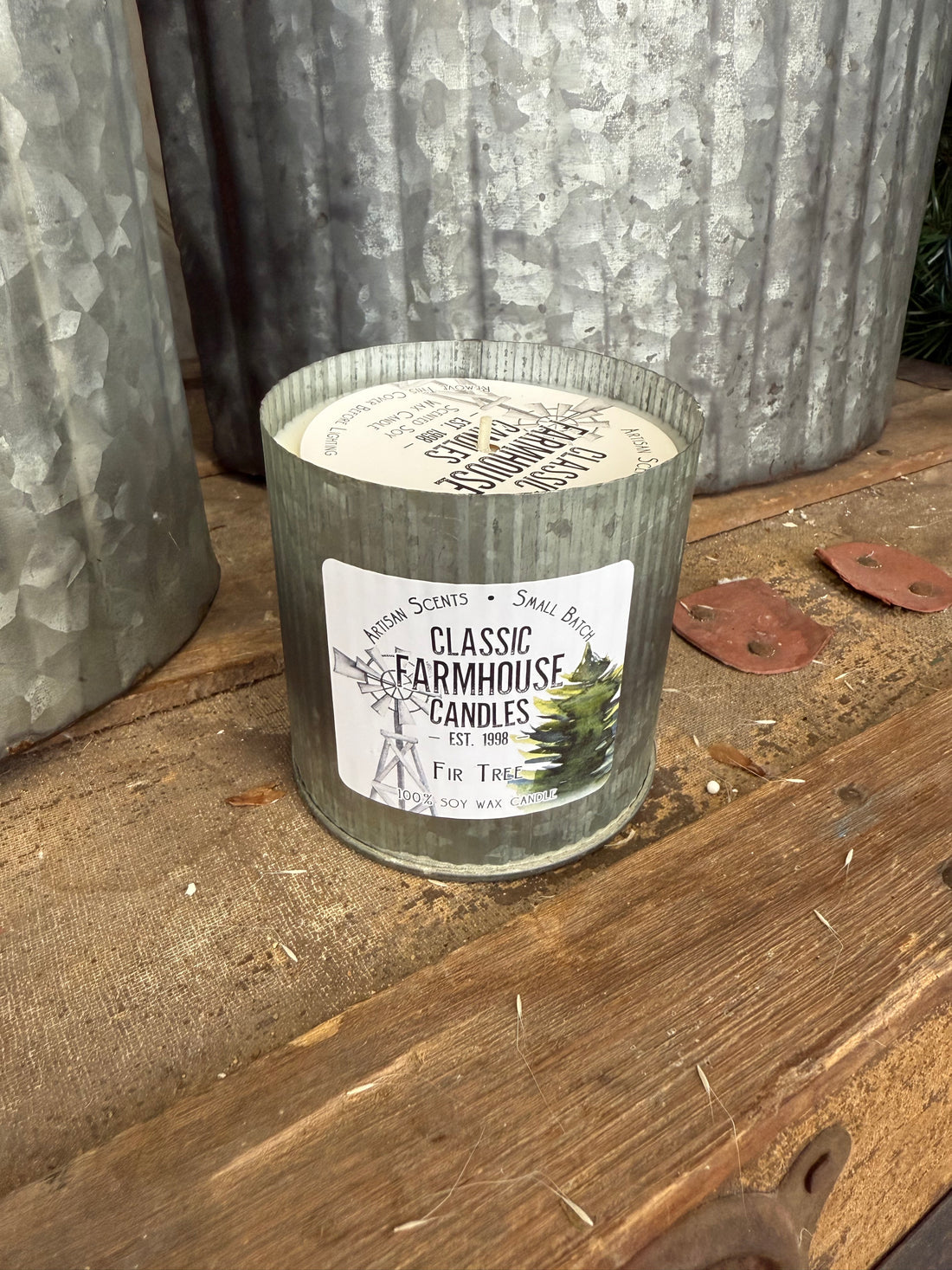 Fir Tree Soy Tin Candle