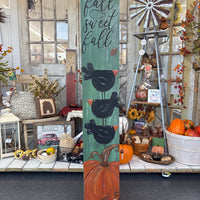 Crows + Welcome Double-Sided Board
