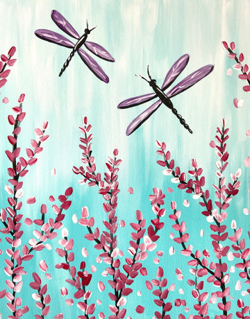Art Kit - Purple Dragonflies