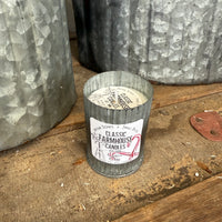 Candy Cane Soy Tin Candle