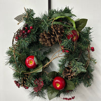 Christmas Wreath With Apples