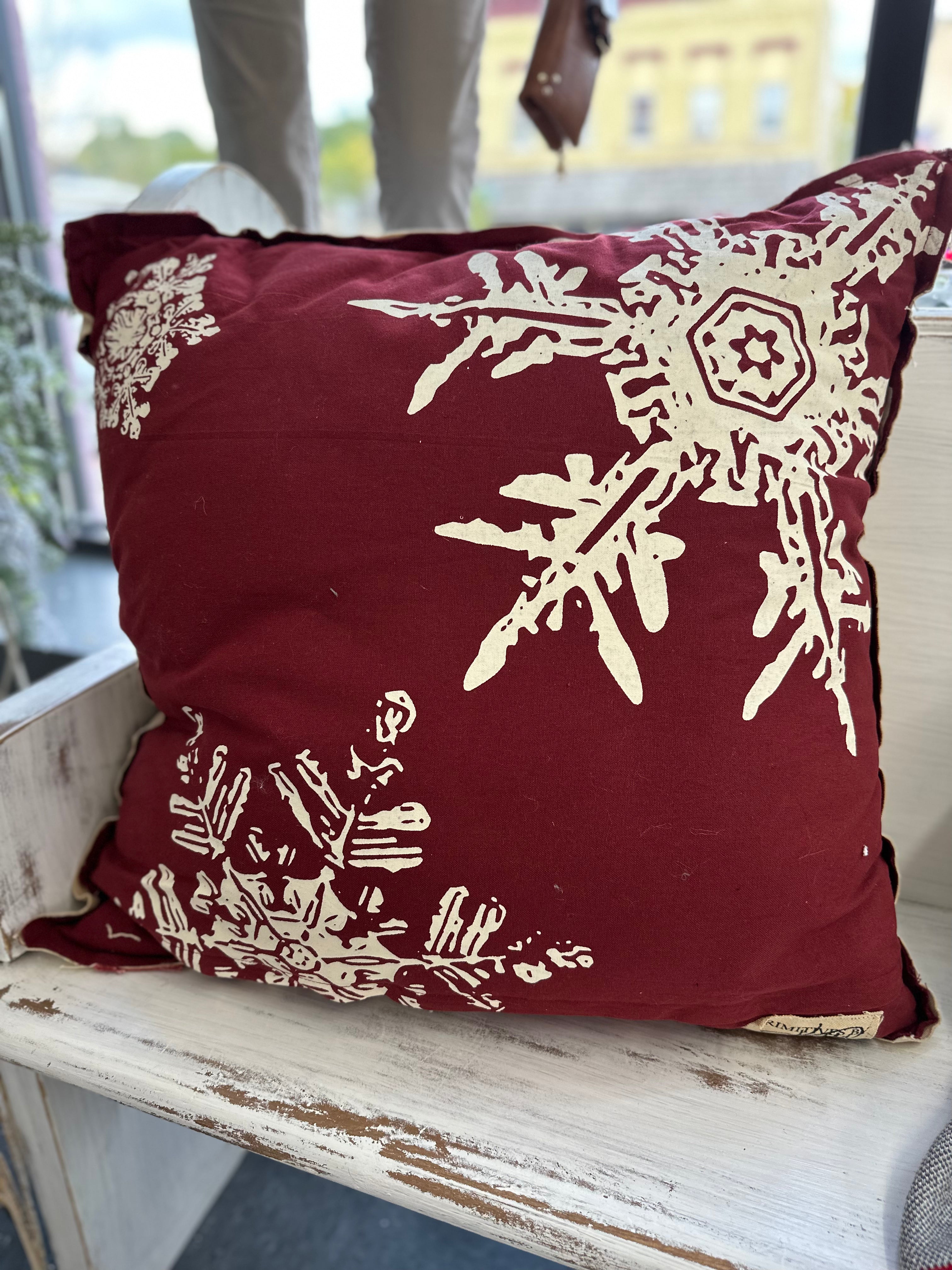 Primitive christmas discount pillows