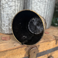 Gold Textured Metal Bell