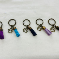 Gold Paw Print Charm Diffuser Keychain