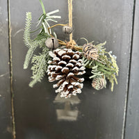 Frosted Pine Cone Swag/Door/Chair Decor