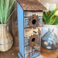 Sunflower Wooden Birdhouse