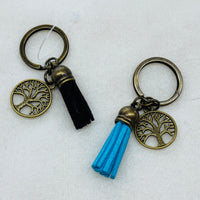 Gold Tree Charm Diffuser Keychain