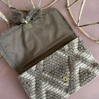 Chloe & Lex Brown Clutch Purse