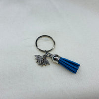 Silver Bee Charm Diffuser Keychain
