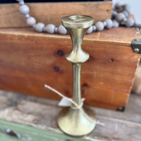 Gold Candle Holder - 9.5"