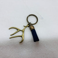 Gold Antlers Charm Diffuser Keychain
