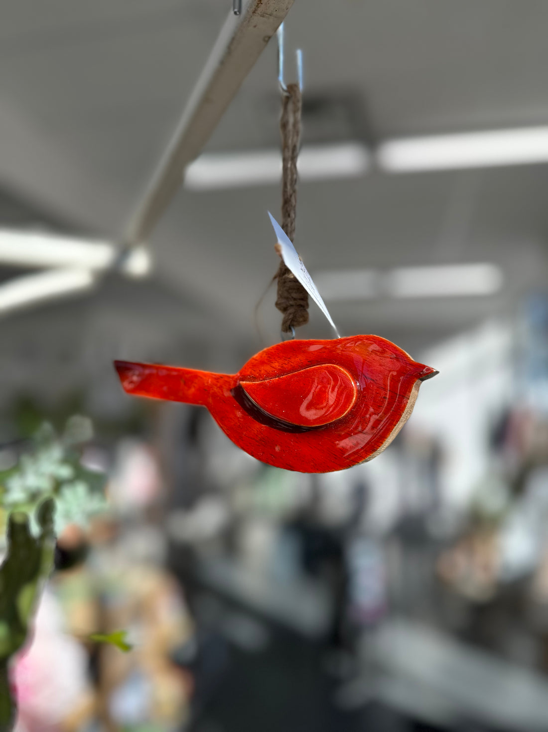 Red Wooden Cardinal