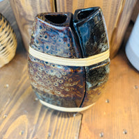 Glazed Double Vase