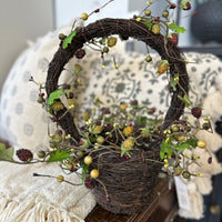 Faux Berry Basket