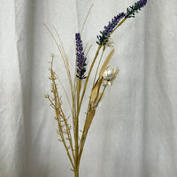 Wildflower Spray - Lavender and Cream 26"