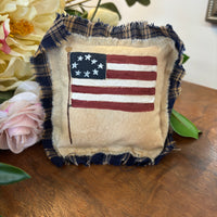 Mini Pillow Decor - Flags