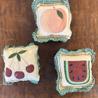 Mini Pillow Decor - Fruit