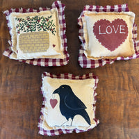 Mini Pillow Decor - Hearts