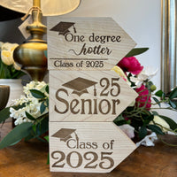 2025 Seniors Wooden Laser Shelf Sitter