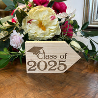 2025 Seniors Wooden Laser Shelf Sitter