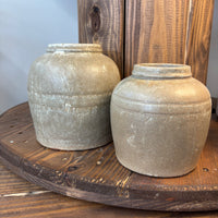 Rustic Green Bouquet Vase