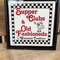 Supper Clubs & Old Fashioneds Shadowbox
