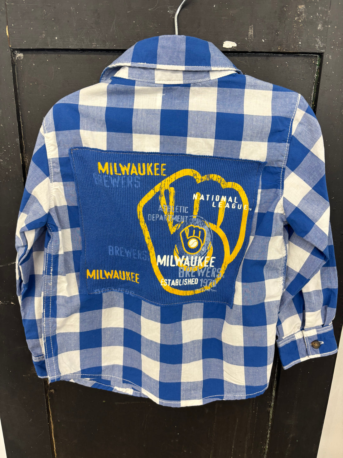 Repurposed Kid's Shirt with Brewer Patch