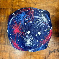 Patriotic Fireworks Bowl Cozy