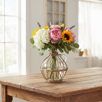 Wicker Round Vase