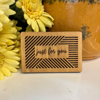 Laser Cut Gift Card Holder