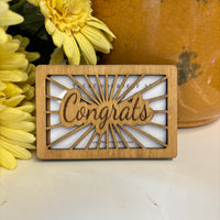 Laser Cut Gift Card Holder