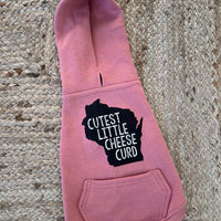 Cutest Little Cheese Curd Pet Hoodie - Mauve