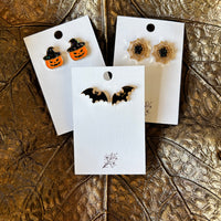 Enamel Halloween Stud Earrings