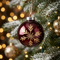 Red Snowflake Ornament